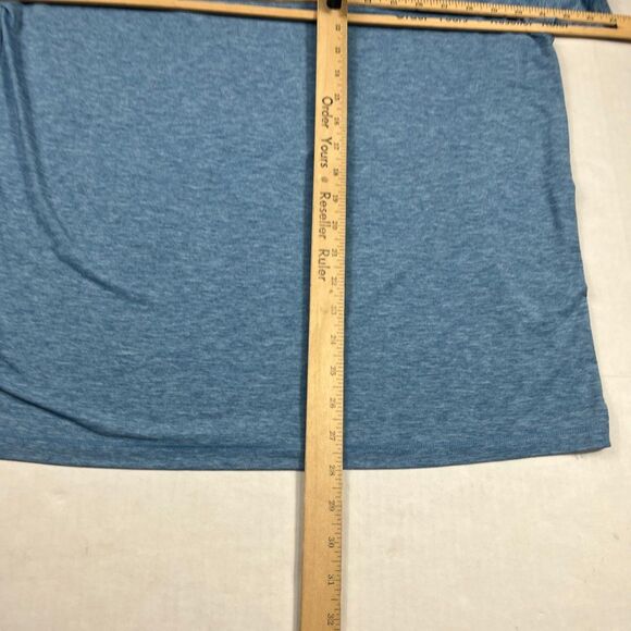 Johnnie O Men’s Featherweight Swim Shirt Blue UPF50 Short Sleeve Sporty Tee M - Picture 7 of 11